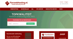 Desktop Screenshot of flexwebhosting.nl