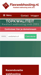 Mobile Screenshot of flexwebhosting.nl